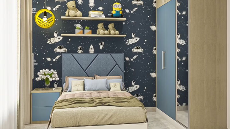 Desain Kamar Tidur Anak Laki Laki Tema Luar Angkasa