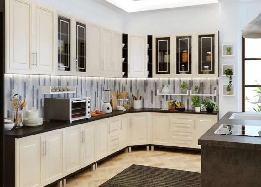 Desain Dapur Kecil Bentuk L yang Minimalis dan Inovatif